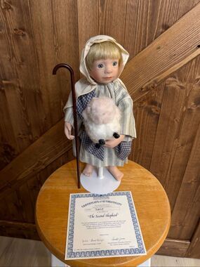 Ashton-Drake Galleries “The Second Shepherd” Porcelain Doll Nativity (7953)
